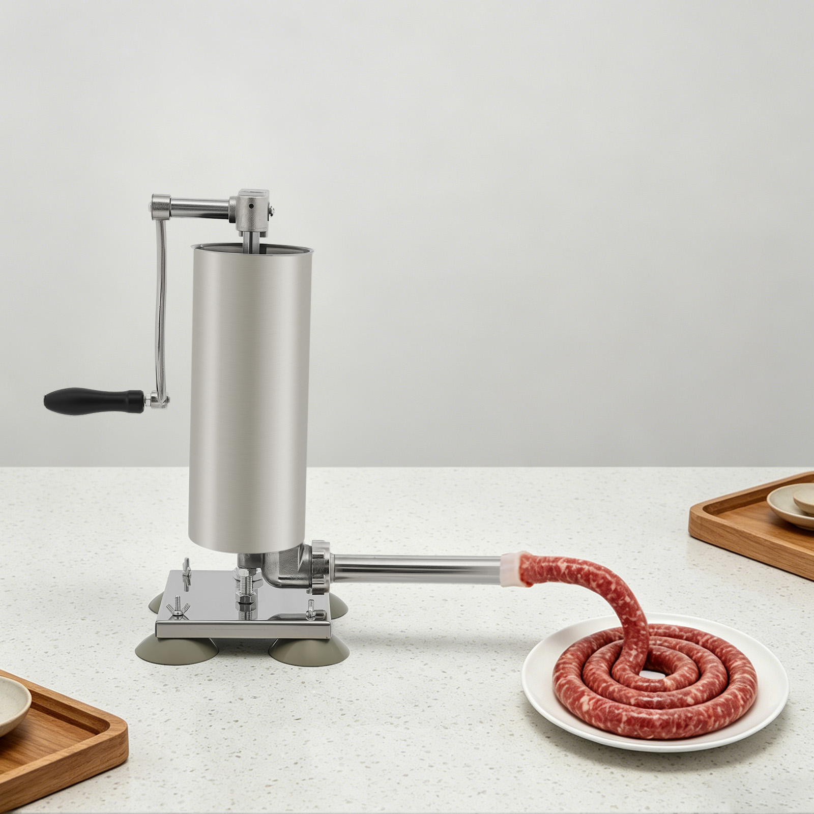 Home Bar And Restaurant - 6lb Sausage Stuffer Vertical Sausage Filling
