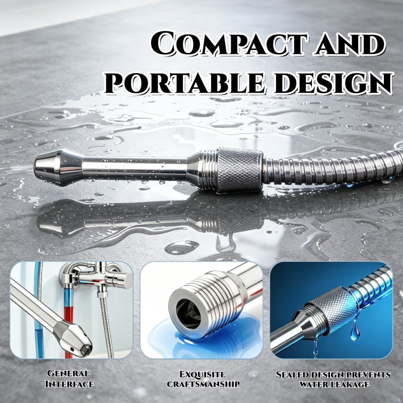 Home Bar Accessories - Portable Handheld Shower Head High Pressure