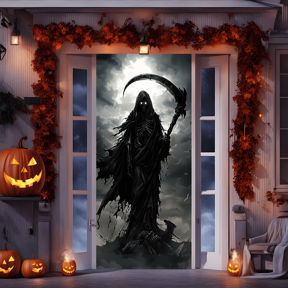 Home Bargains - The Grim Reaper holds a sickle