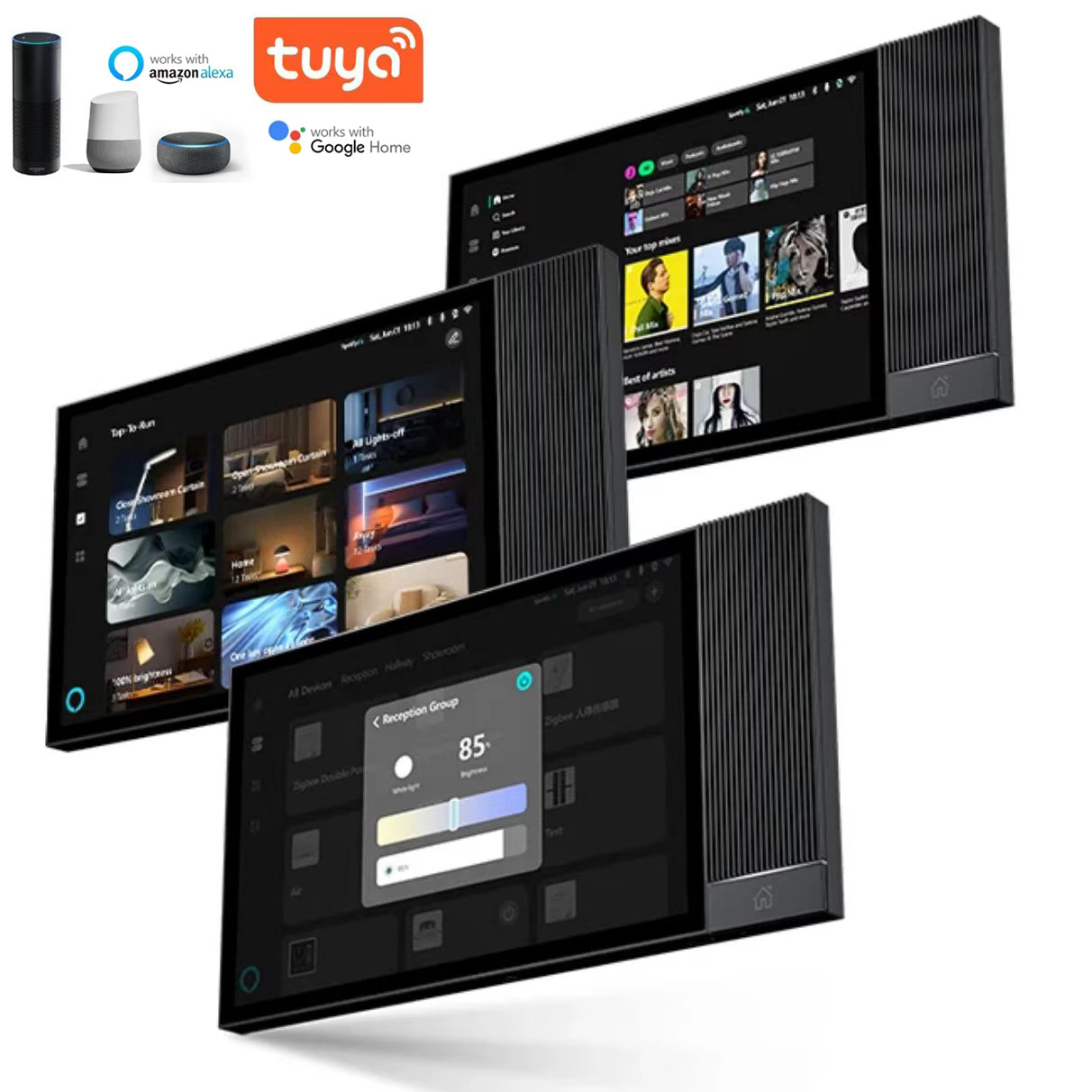 Home Bar Android - Tuya 8-Inch Smart Zigbee Gateway WiFi