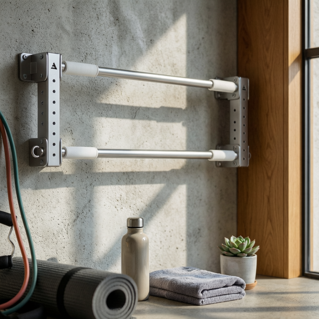 Home Bar And Gym - Pull-up Bar with Hanging Rings Height