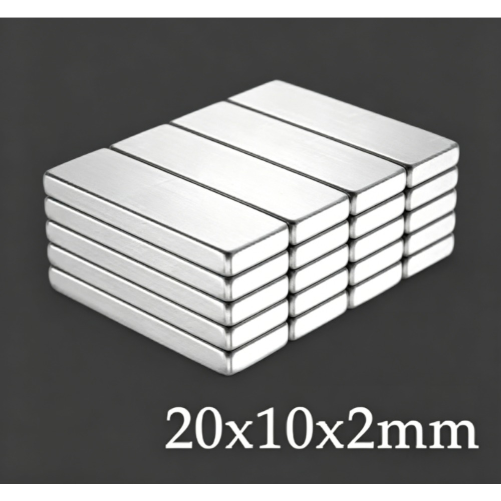 Home Bar And Fridge - 10x10x2/20x10x2mm Bar Magnets - Rectangular Magnets