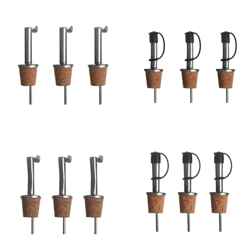 Wine Preservation Pump - Stainless Steel Bottle Stopper Wine Pourer