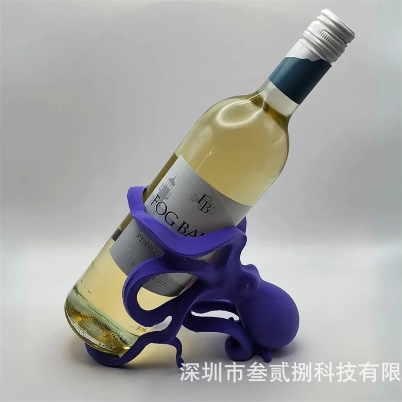 Home Bar Stand - Octopus Wine Bottle Rack Tabletop Home