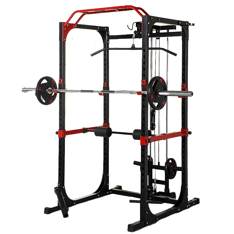 Home Bar And Gym - Comercial Power Cage Squat Rack Multi-Grip