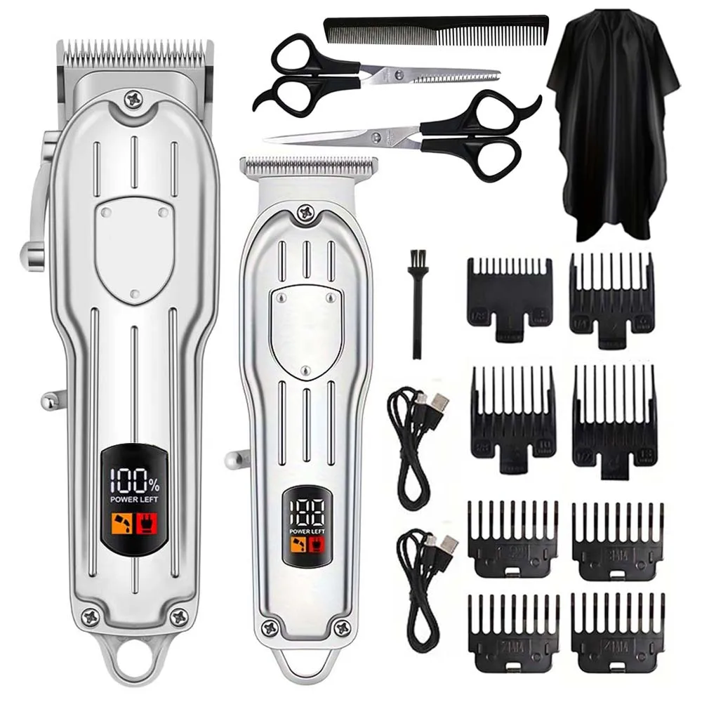 Home Barbershop - Electric Hair Clipper Display Digital Multifunctional