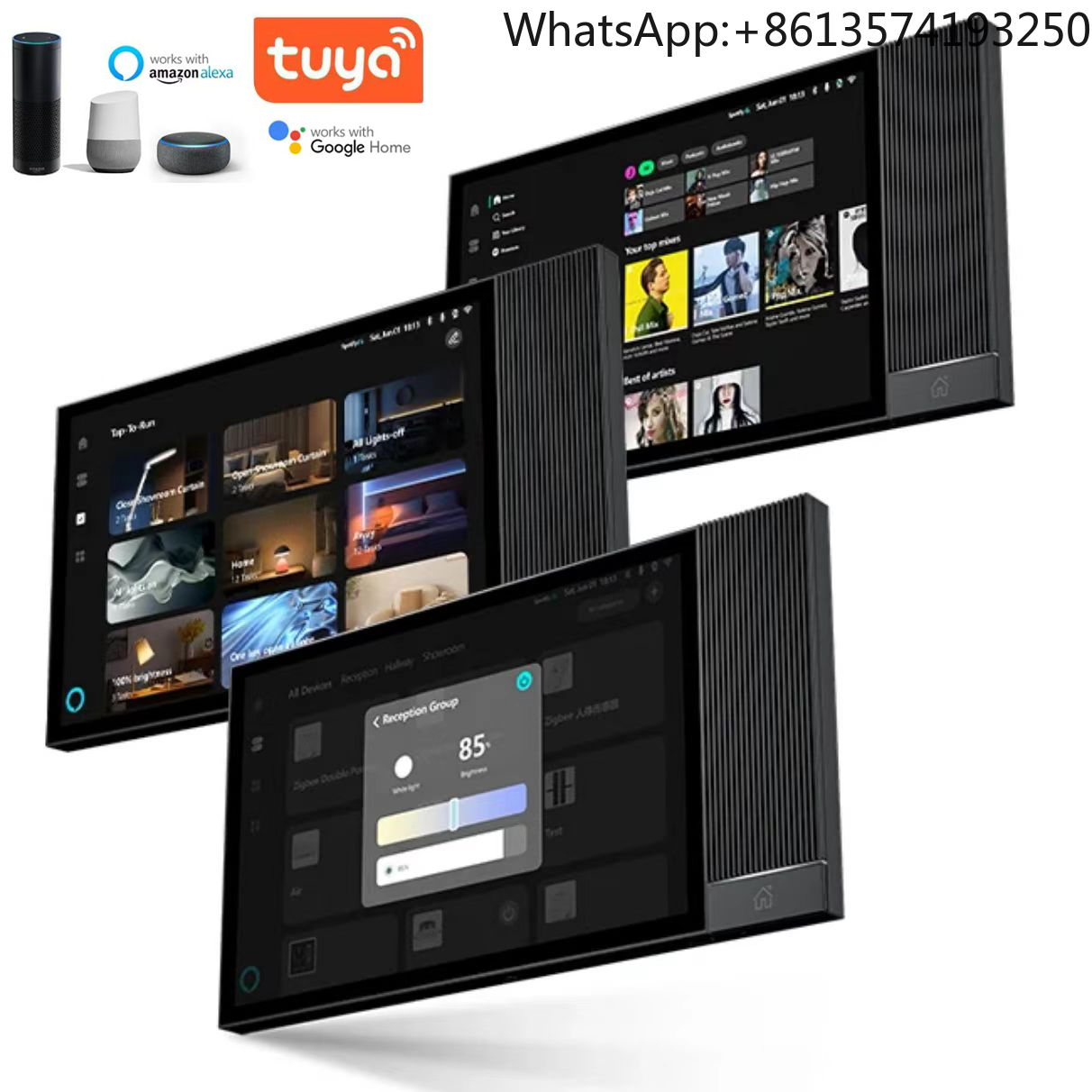 Home Bar Android - Tuya 8-Inch Smart Zigbee Gateway Alexa