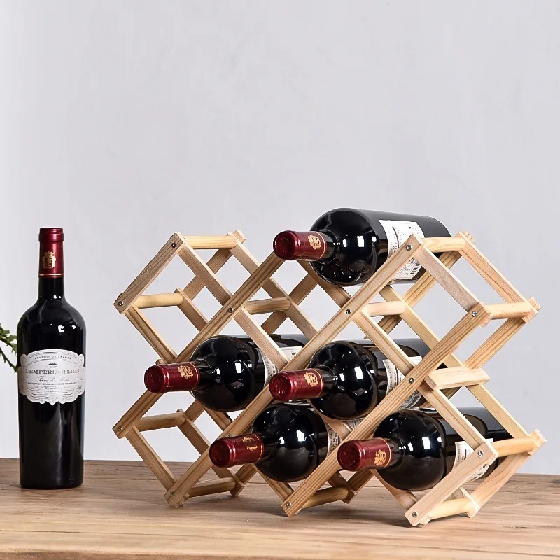 Home Bar Shelves - Stackable Wine Storage Shelves 3, 5,