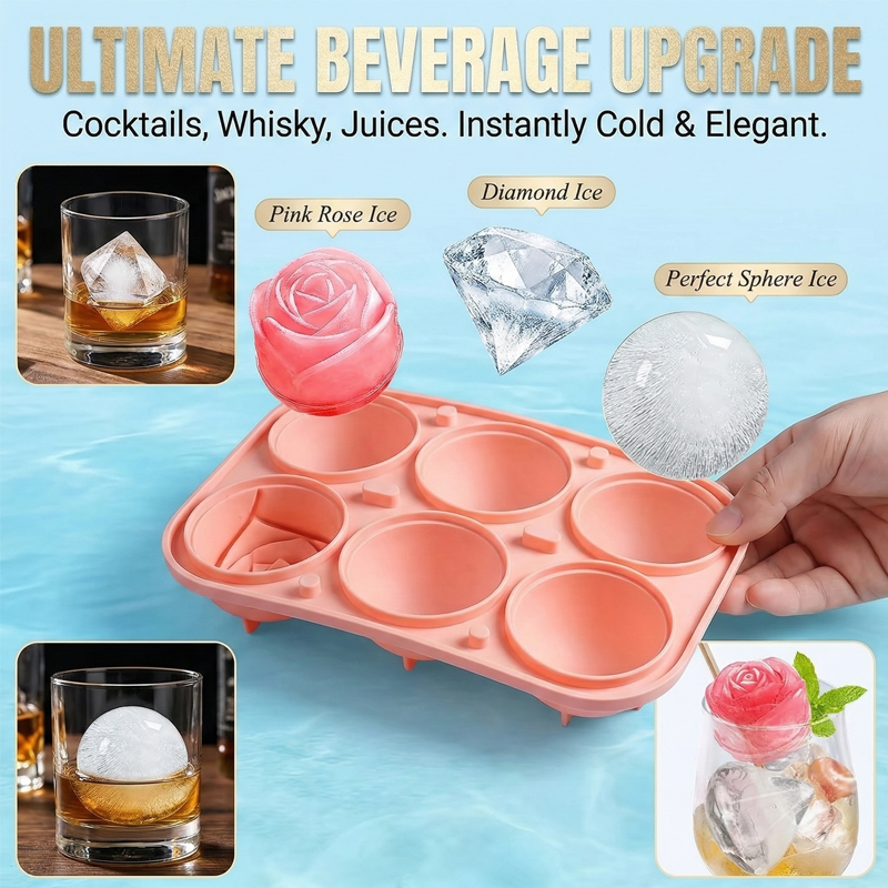 2026 Large Ice Tray with Lid S - огляд і ціна Ice Mold Sphere