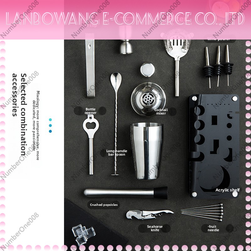 Stainless Steel Cocktail Shake - огляд і ціна Home Bar Set