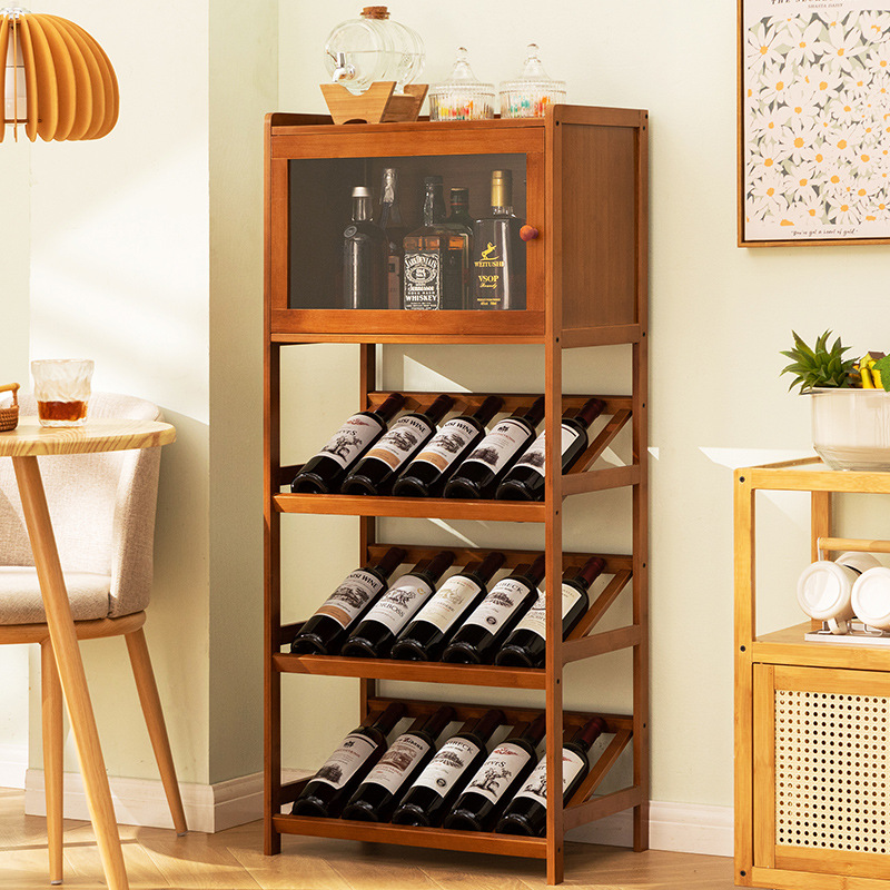 Solid Bamboo Wine Rack 3/4-Tie - огляд і ціна Home Bar Shelves
