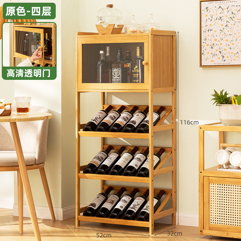 Solid Bamboo Wine Rack 3/4-Tie - огляд і ціна Home Bar Shelves