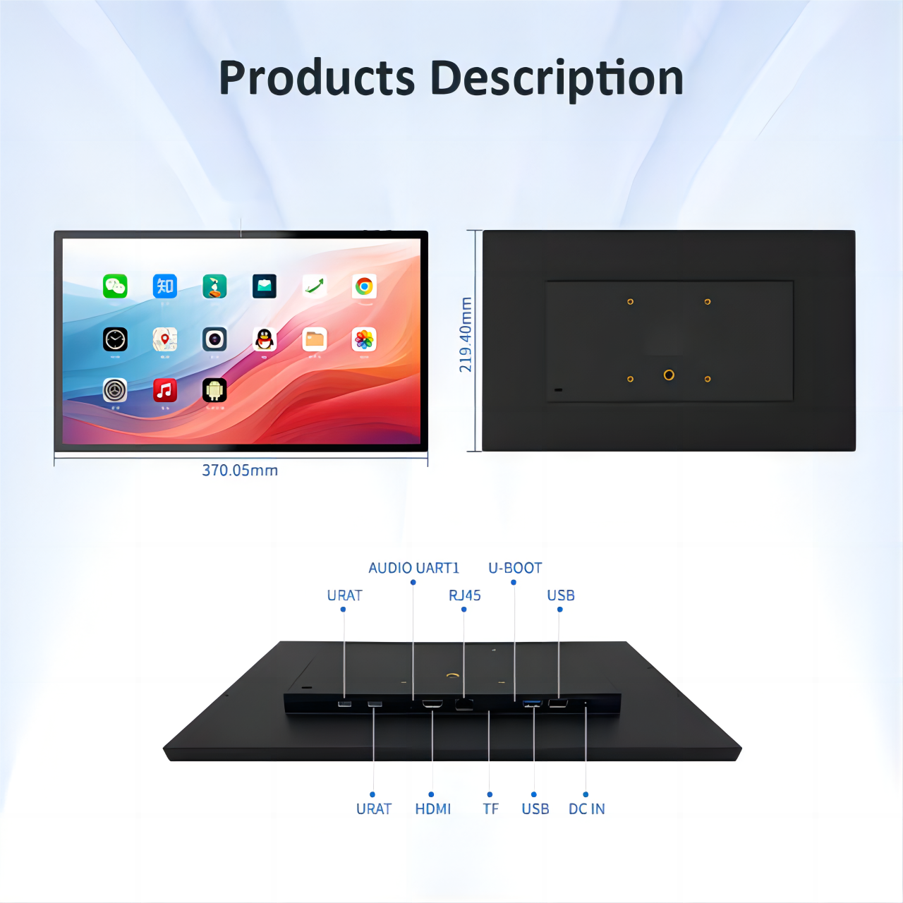 15 Inch 16:10 Wall Mount Andro - огляд і ціна Home Bar Android