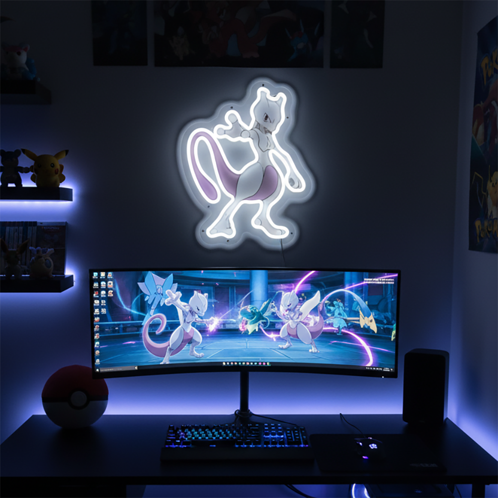 Custom Anime Pokemon Mewtwo Ac - огляд і ціна Home Bar Shelf