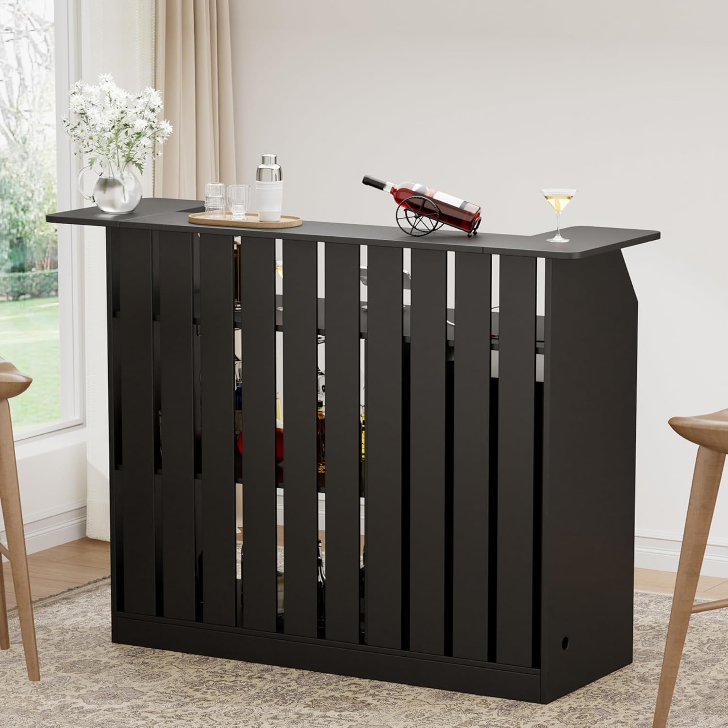 U-Shape Bar Table, Home Bar Un - огляд і ціна Home Bar And Fridge