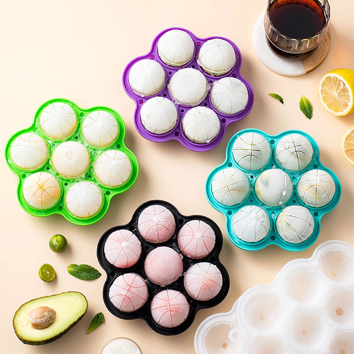 1pc Spherical Silicone Ice Gri - огляд і ціна Ice Mold Sphere