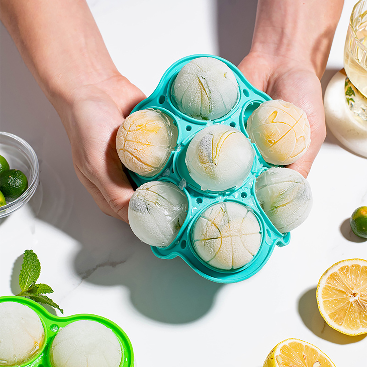 1pc Spherical Silicone Ice Gri - огляд і ціна Ice Mold Sphere