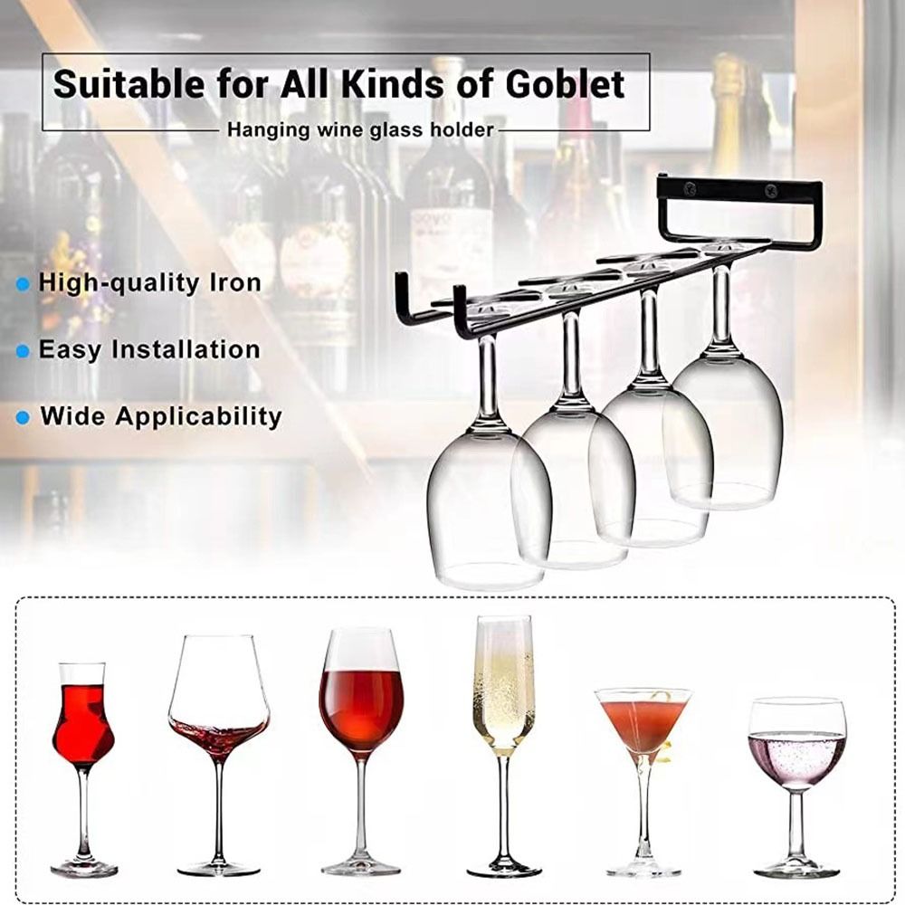 Wall Mounted Stemware Holder K - огляд і ціна Home Bar Stand