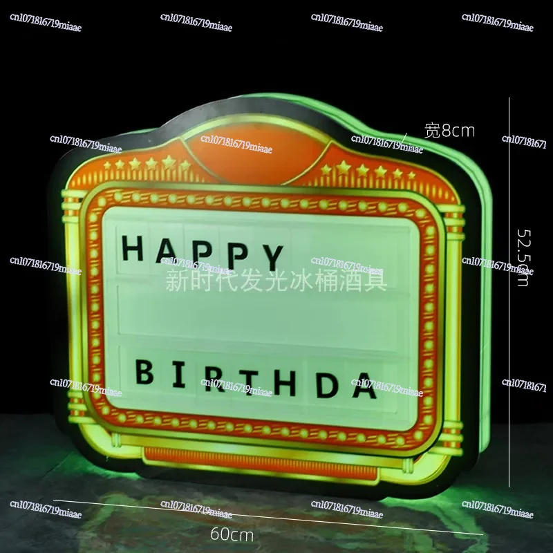Letter Card Luminous Hand Hold - огляд і ціна Home Bar Word