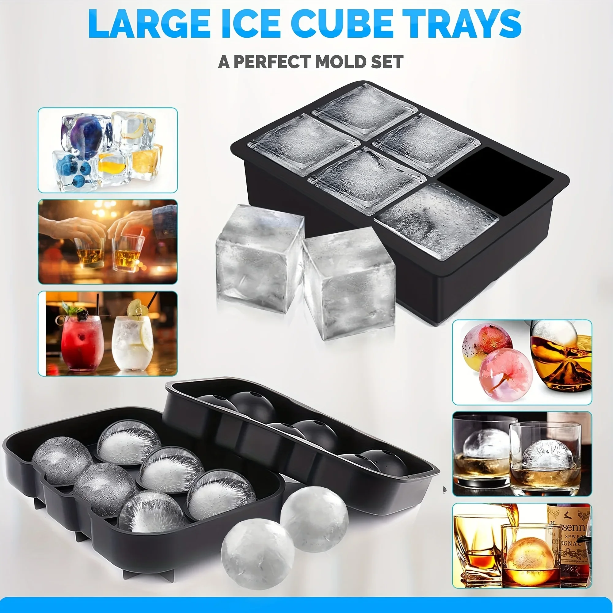 1pc 3D Rose Ice Cube Mold, Squ - огляд і ціна Ice Mold Sphere