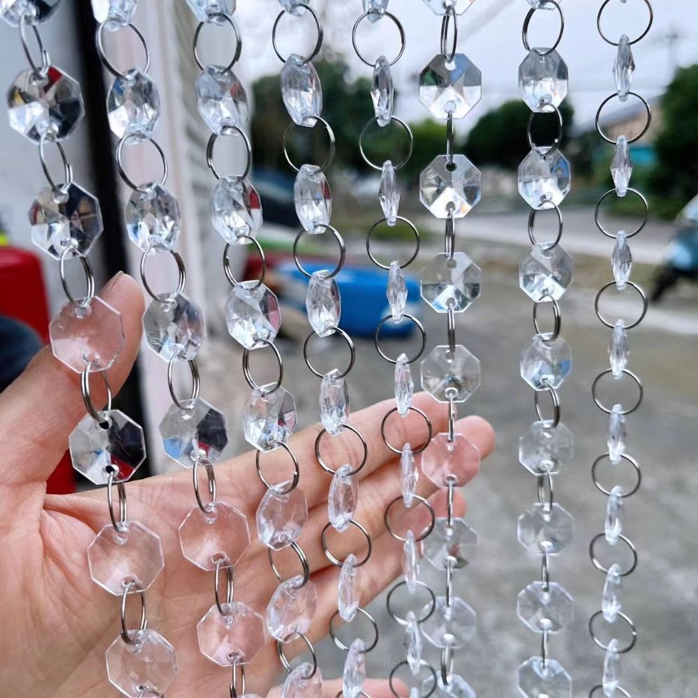 10PCS 100cm Clear Beaded Curta - огляд і ціна Home Bargains