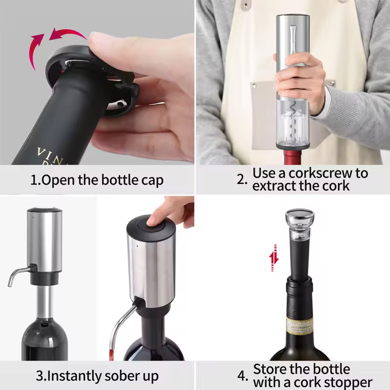 4-in-1 Rechargeable Electric W - огляд і ціна Home Bar Set