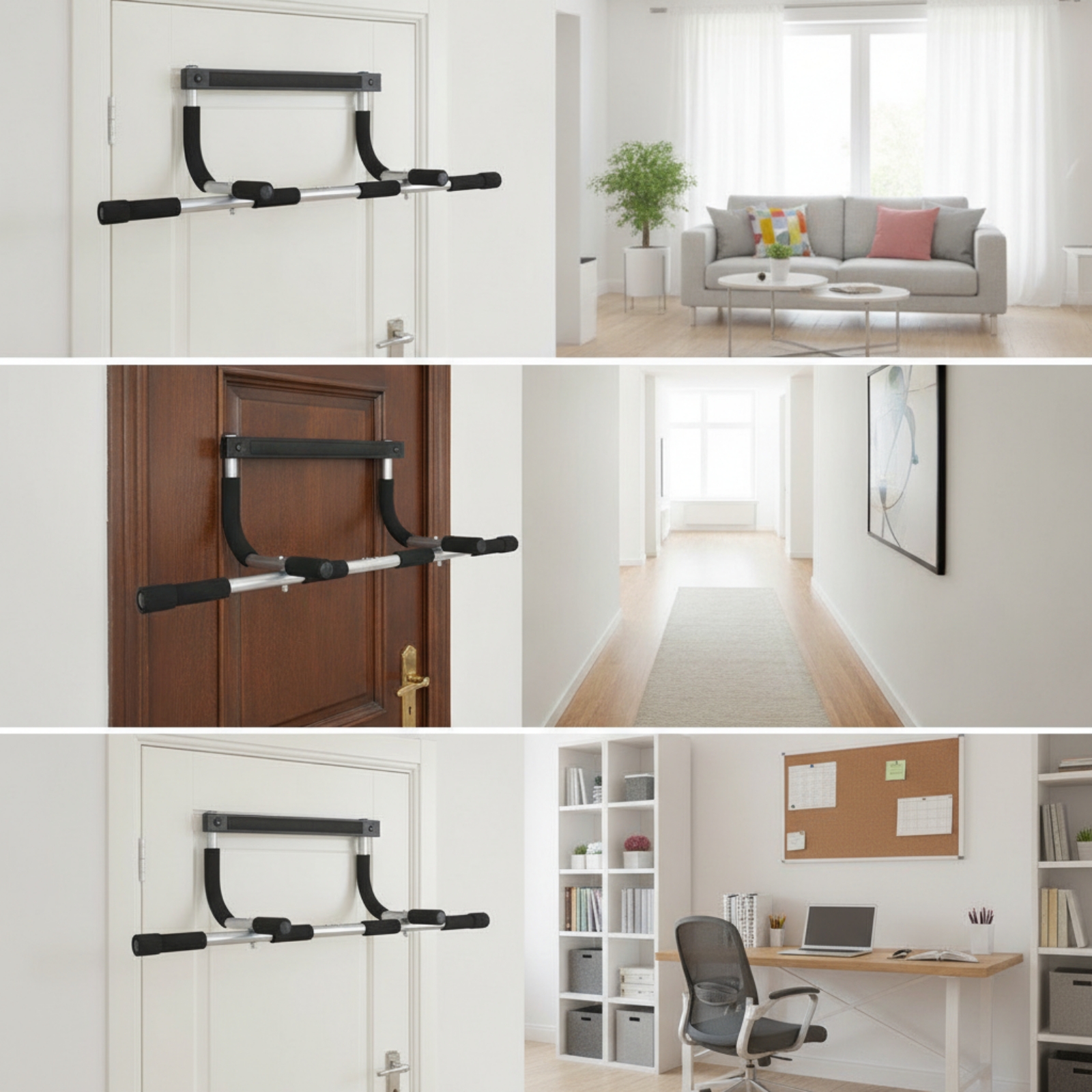Doorway Pull-up Bar No Drillin - огляд і ціна Home Bar And Gym