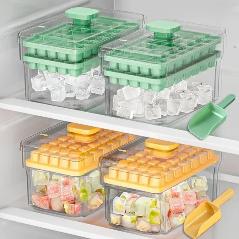 68 Grids Ice Cube Tray with Li - огляд і ціна Ice Mold Sphere