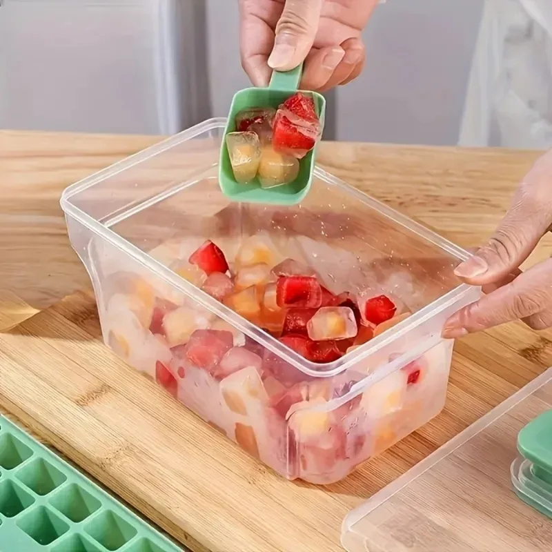 68 Grids Ice Cube Tray with Li - огляд і ціна Ice Mold Sphere