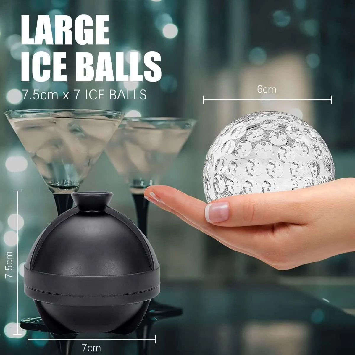 Food Grade Silicone Ice Ball M - огляд і ціна Ice Mold Sphere