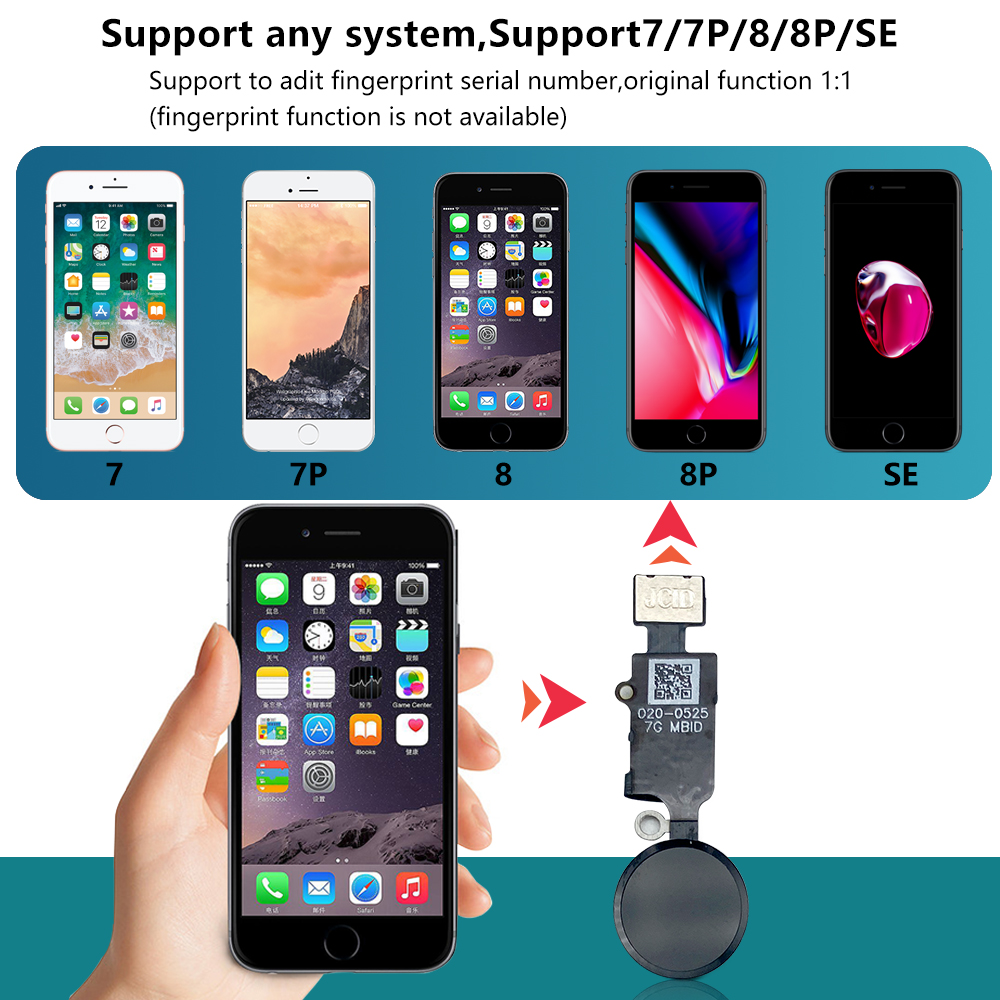 JC 6th 3D Home Button Flex For - огляд і ціна Home Bar Iphone