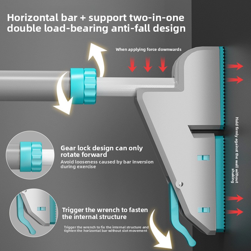 No-Drill Door Frame Pull up Ba - огляд і ціна Home Bar And Gym