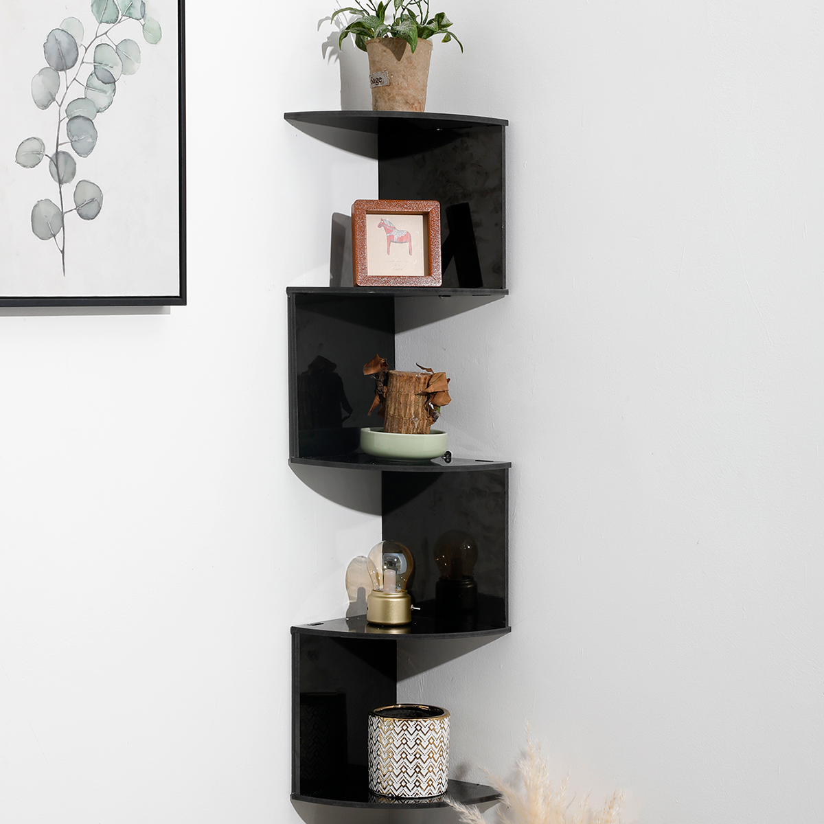 2/4/5 Layers Wooden PVC Corner - огляд і ціна Home Bar Shelves