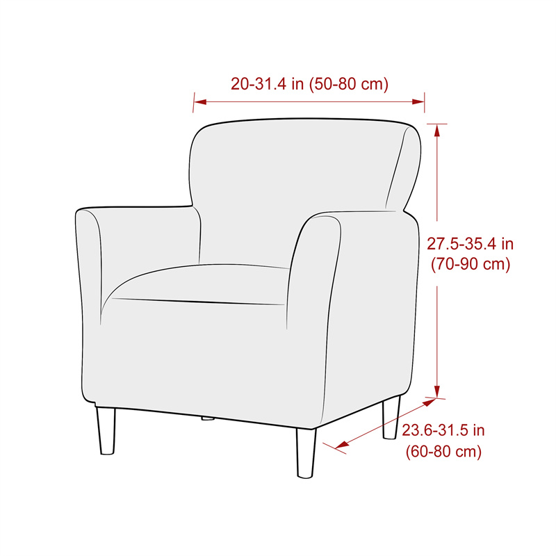 1PC Stretch Spandex Tub Chair  - огляд і ціна Home Bar Seating