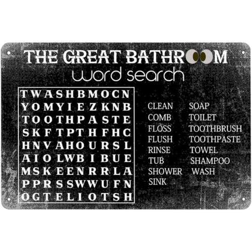 Funny Bathroom Word Search Met - огляд і ціна Home Bar Word