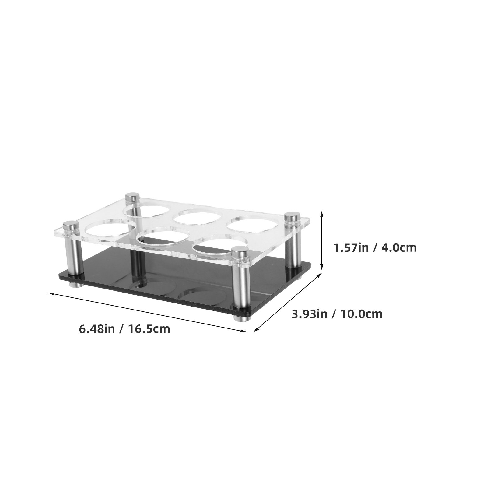 Shot Glass Holder 6 Holes Clea - огляд і ціна Home Bar Stand