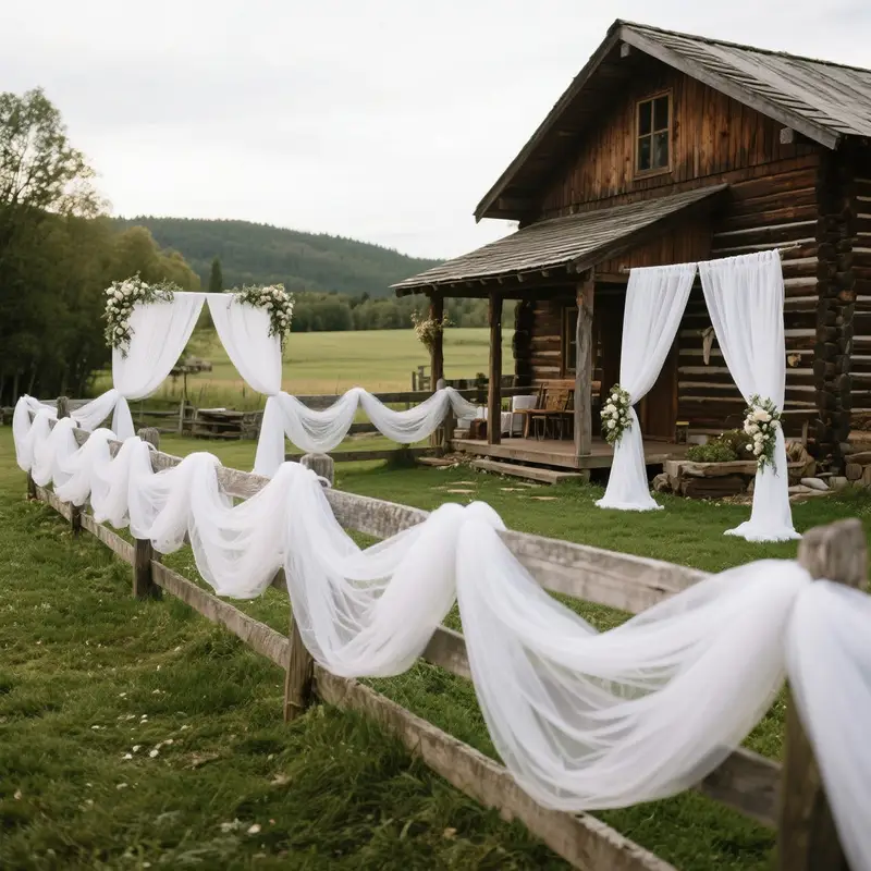DIY Decoration Tulle Arch Drap - огляд і ціна Home Bargains