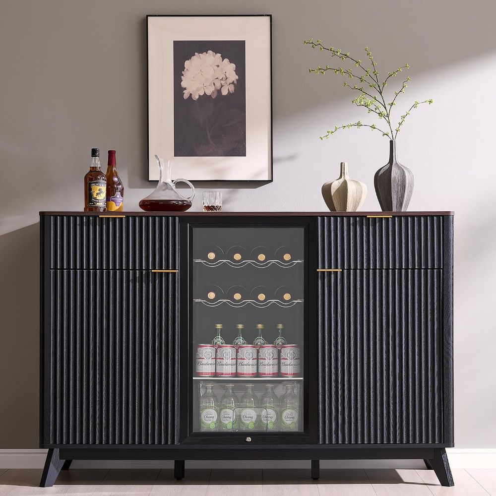 60 Coffee Bar Cabinet with Min - огляд і ціна Home Bar And Fridge