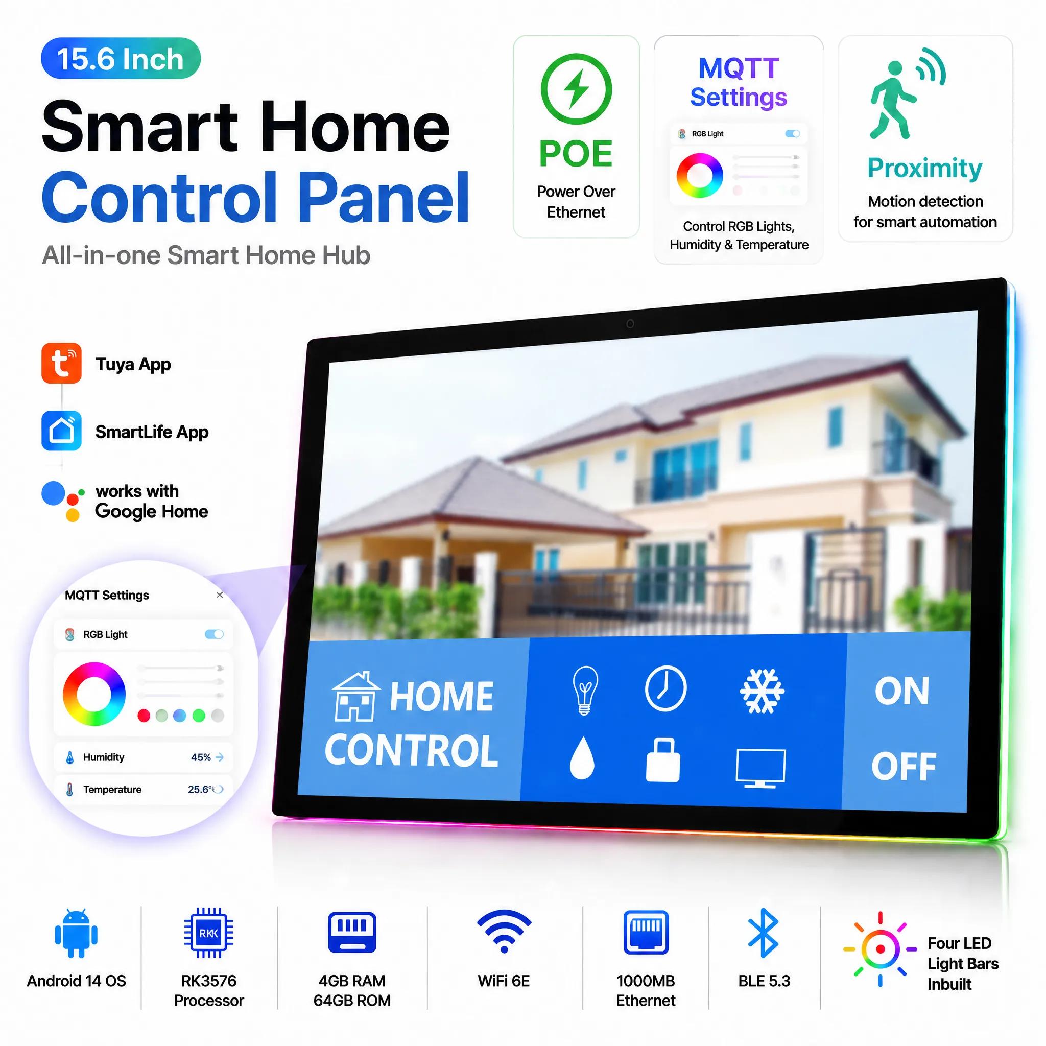 15.6 Inch Inwall Smart Home Ta - огляд і ціна Home Bar Android