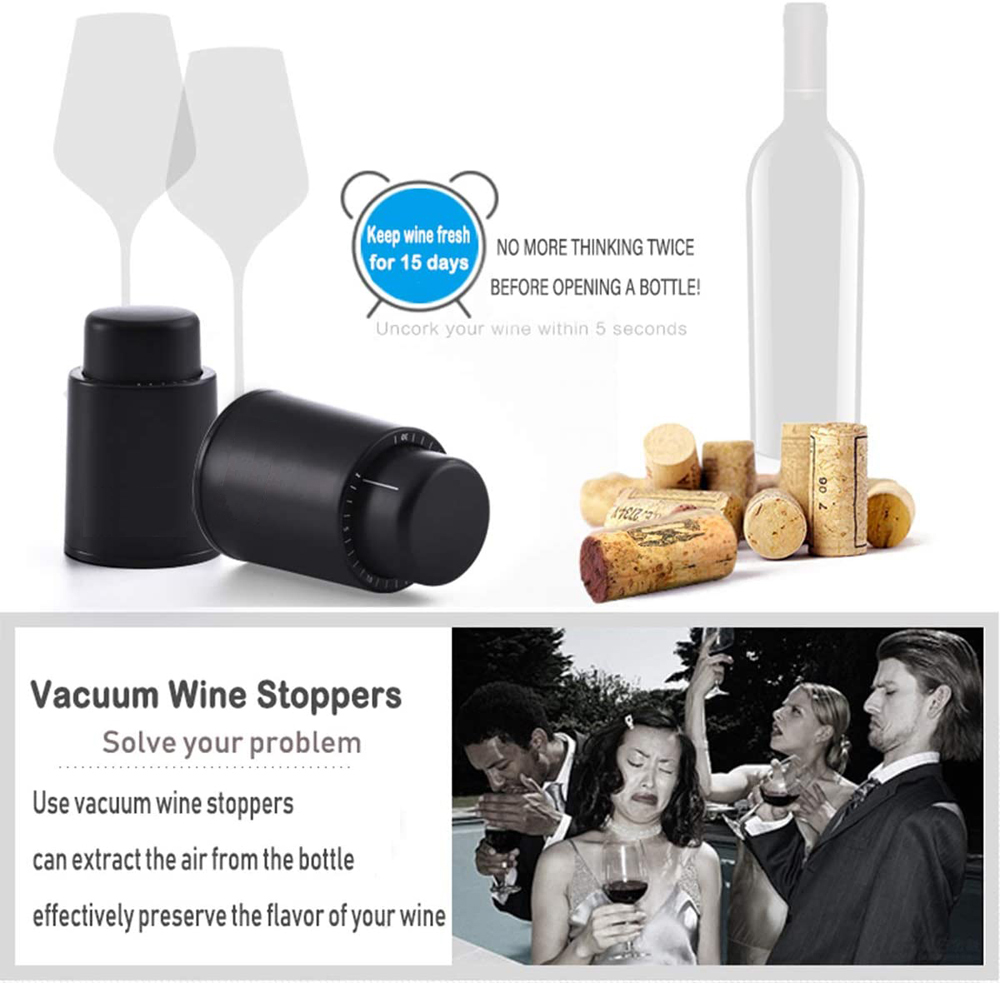 Vacuum Wine Bottle Stopper Sea - огляд і ціна Wine Preservation Pump