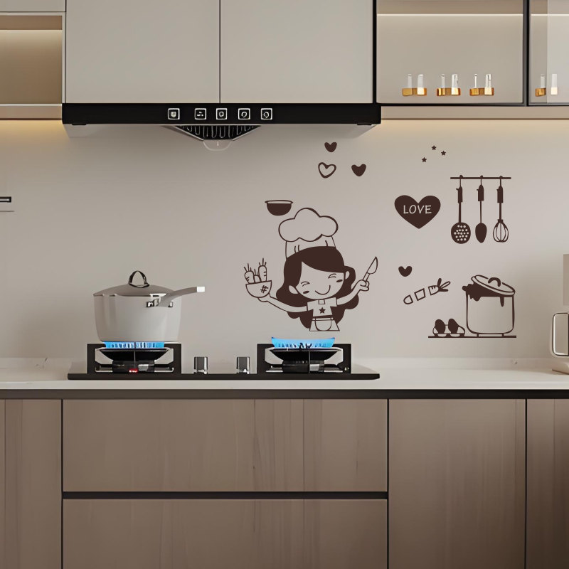 Happy Girl Chef Loves Cooking  - огляд і ціна Home Bar And Fridge