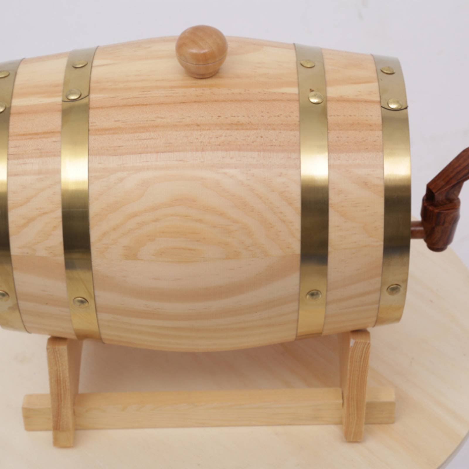 Fir Wood Barrel with Spigot Le - огляд і ціна Home Bar Stand