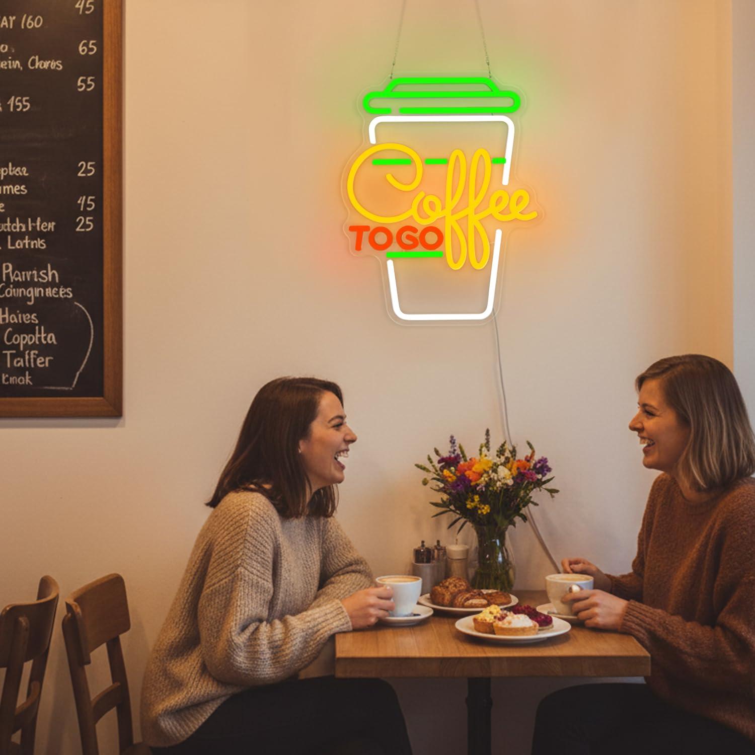 Coffee Neon Sign USB Dimmable  - огляд і ціна Home Bar And Restaurant