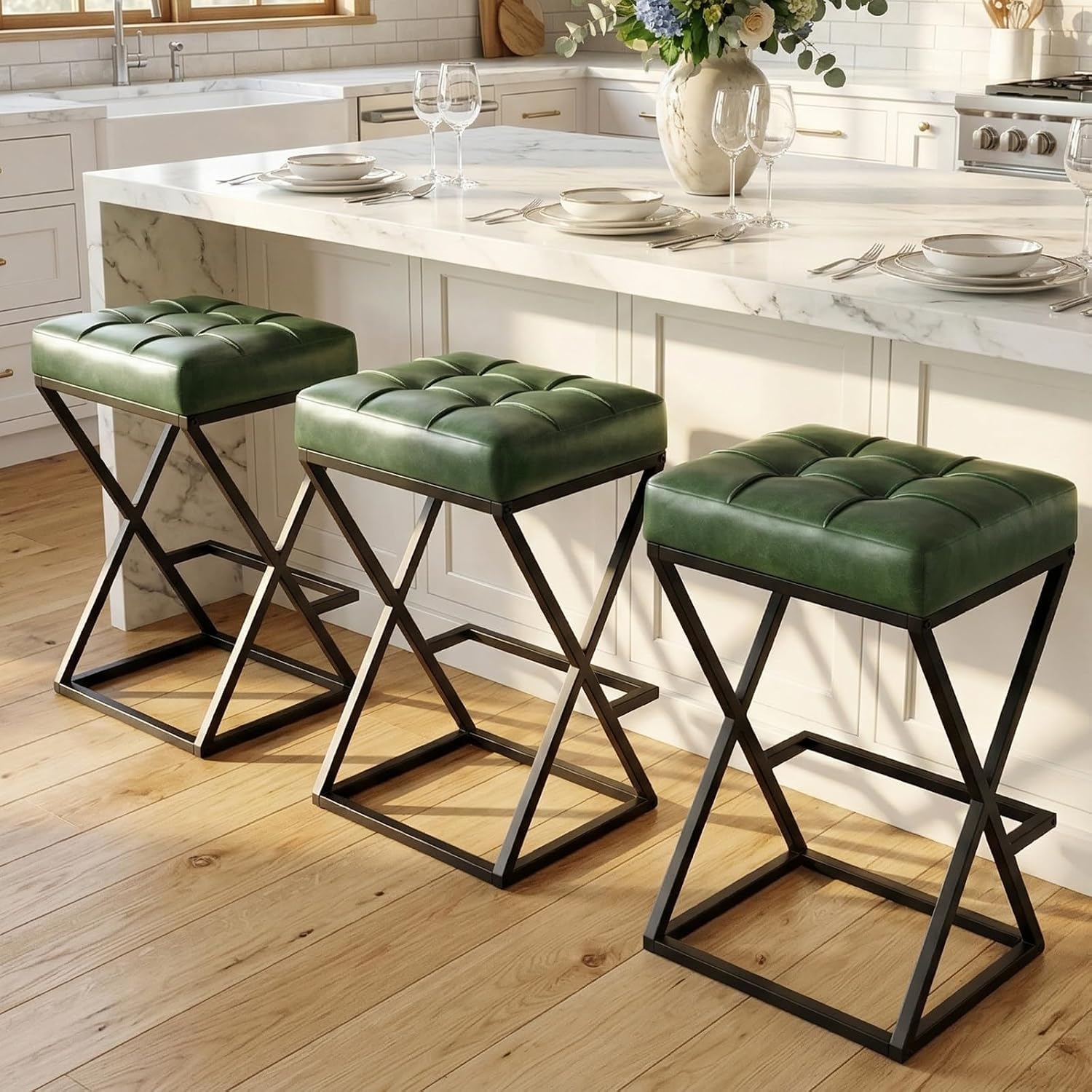 Modern Swivel Bar Stools Set O - огляд і ціна Home Bar Seating