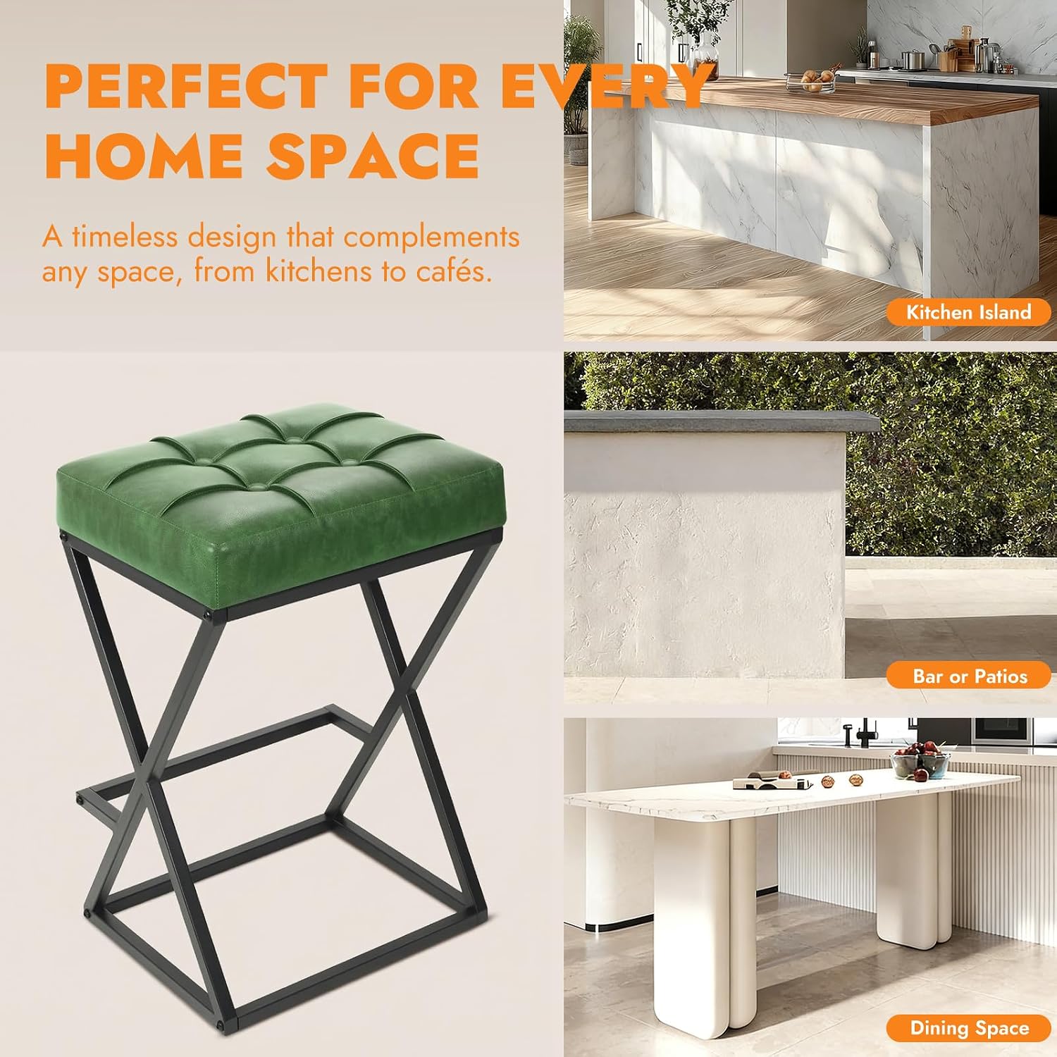 Modern Swivel Bar Stools Set O - огляд і ціна Home Bar Seating