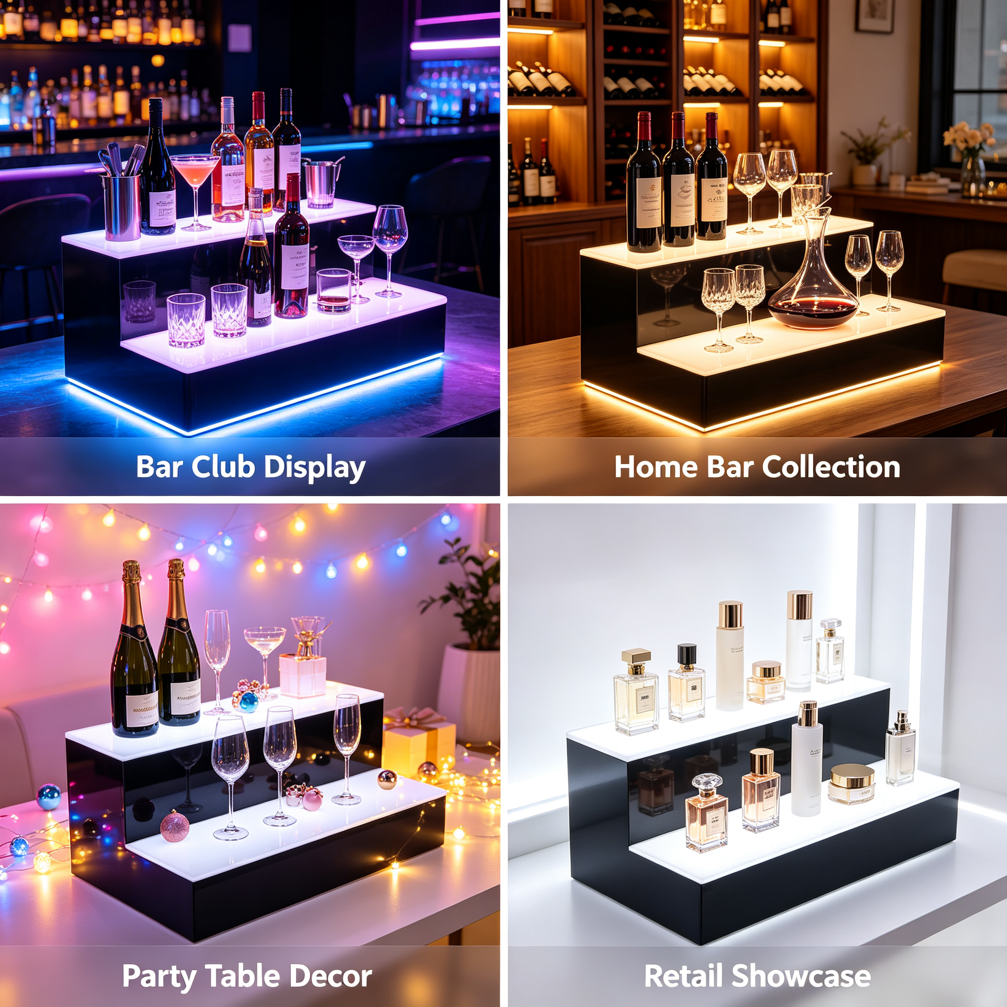 LED Lighted Liquor Bottle Disp - огляд і ціна Home Bargains