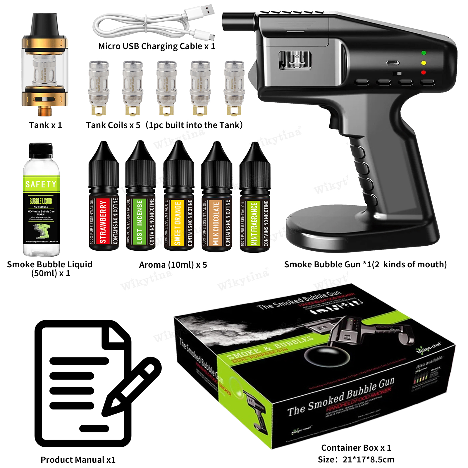 USB Rechargeable Cocktail Smok - огляд і ціна Smoking Gun Kit