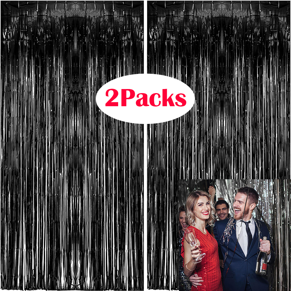 2Packs Black Metallic Tinsel F - огляд і ціна Home Bargains