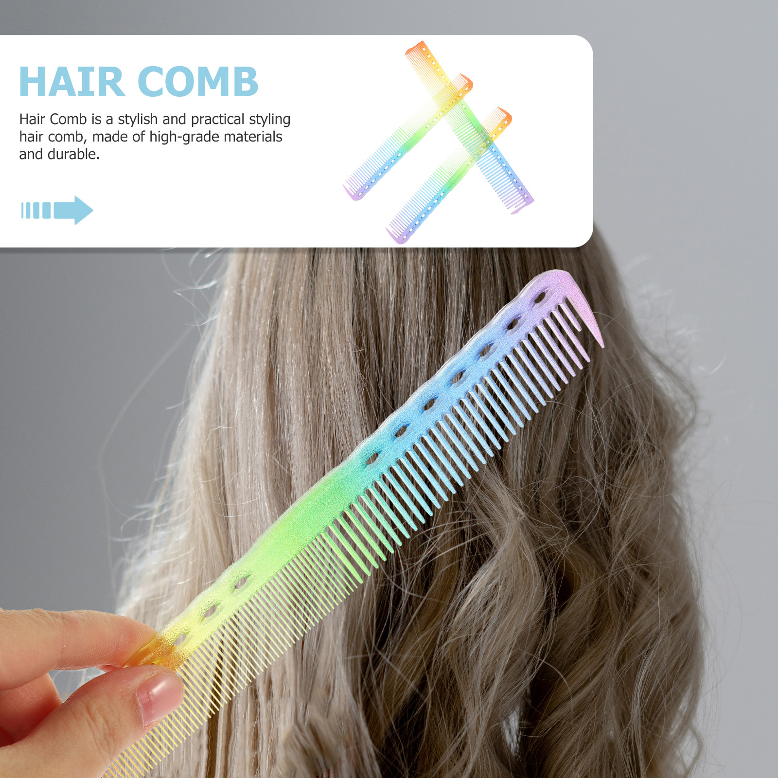 3Pcs Barber Shop Comb Set Heav - огляд і ціна Home Barbershop