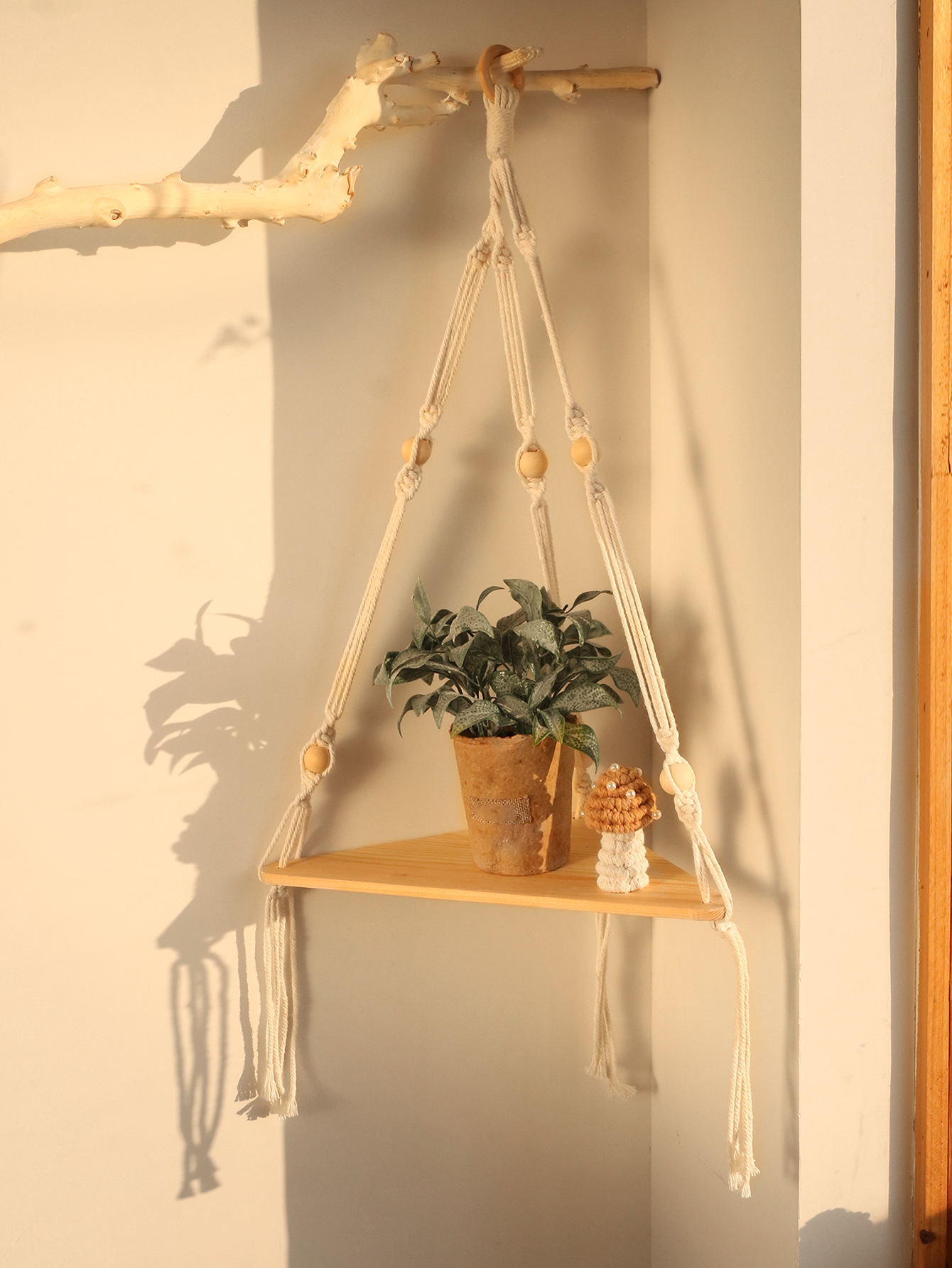 Wooden Corner Shelf Wall Decor - огляд і ціна Home Bar Shelves